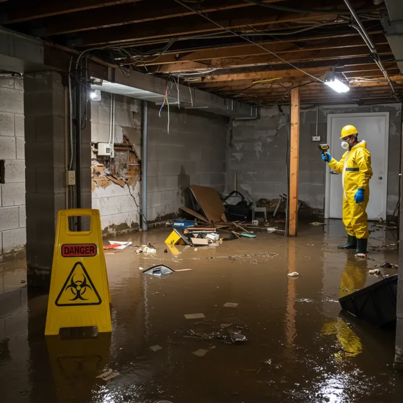 Flooded Basement Electrical Hazard in Shell Knob, MO Property